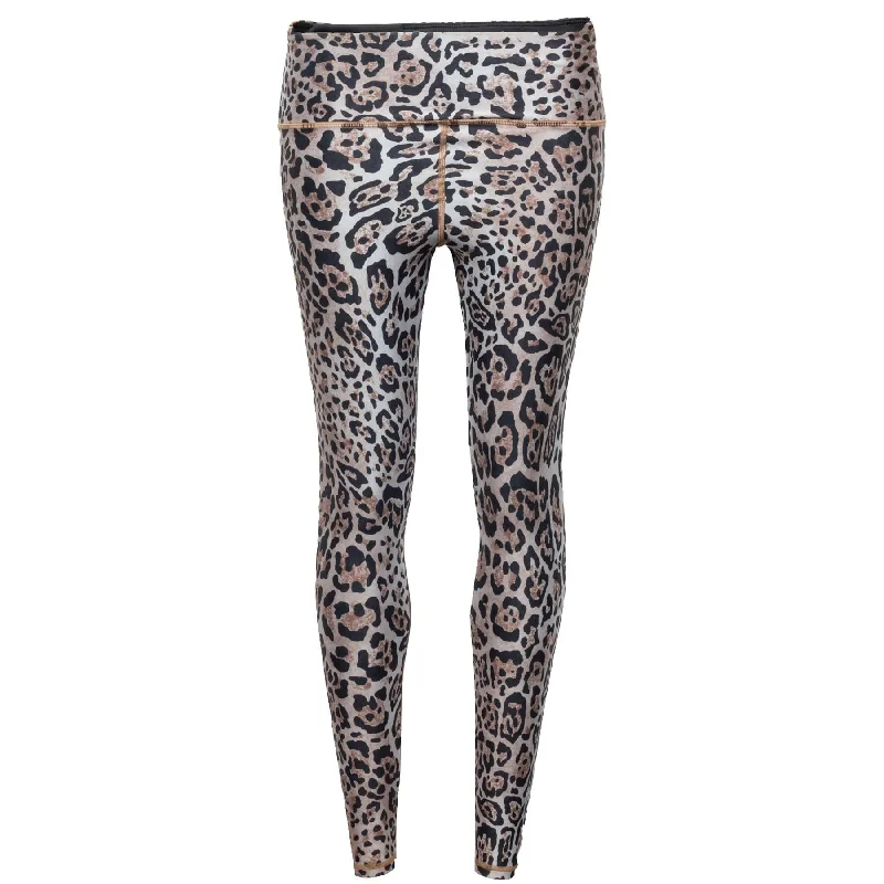 Womens Tache Leopard Luna Legging Golden