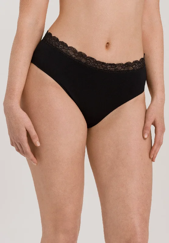 Cotton Lace Full Brief | Black 72436-019