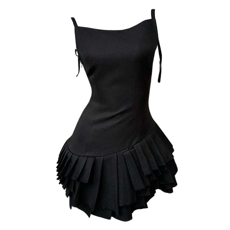 Balletcore Aesthetic Pleated Dress