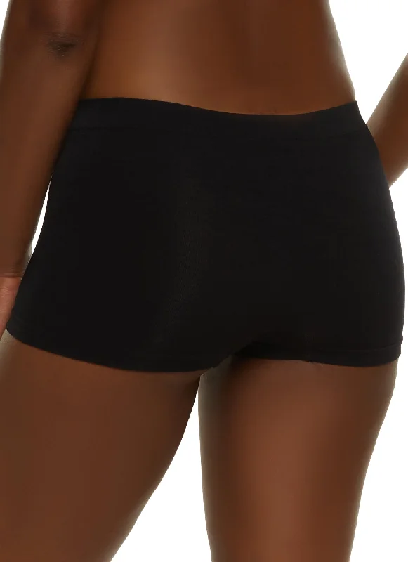 Solid Seamless Boyshort Panty