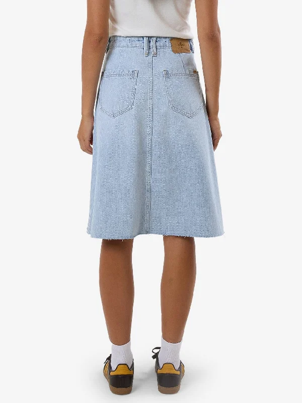 Cooper Skirt - Light Ash Blue