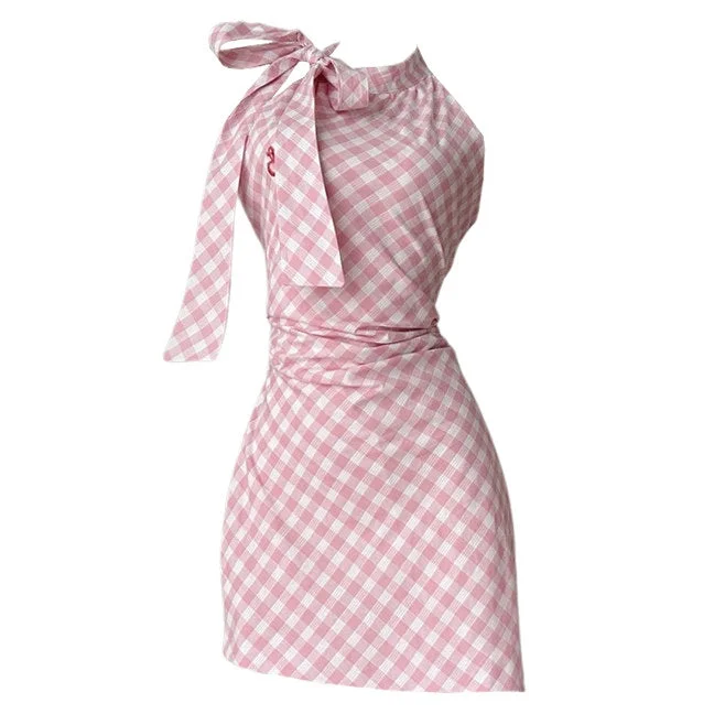 Cottagecore Gingham Picnic Dress