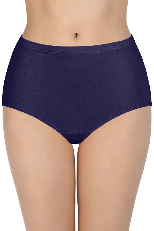 100% Cotton Full Brief Panty Pack (Pack of 3) - D023 - Solid