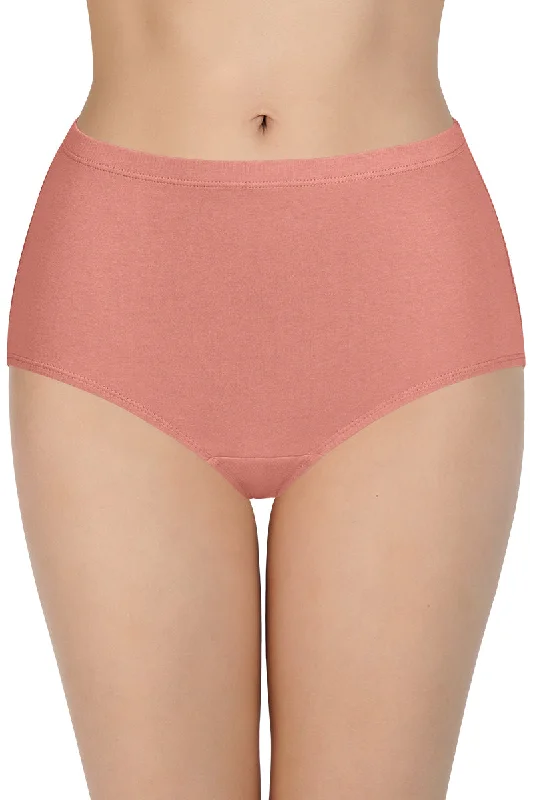 100% Cotton Full Brief Panty Pack (Pack of 3) - D023 - Solid