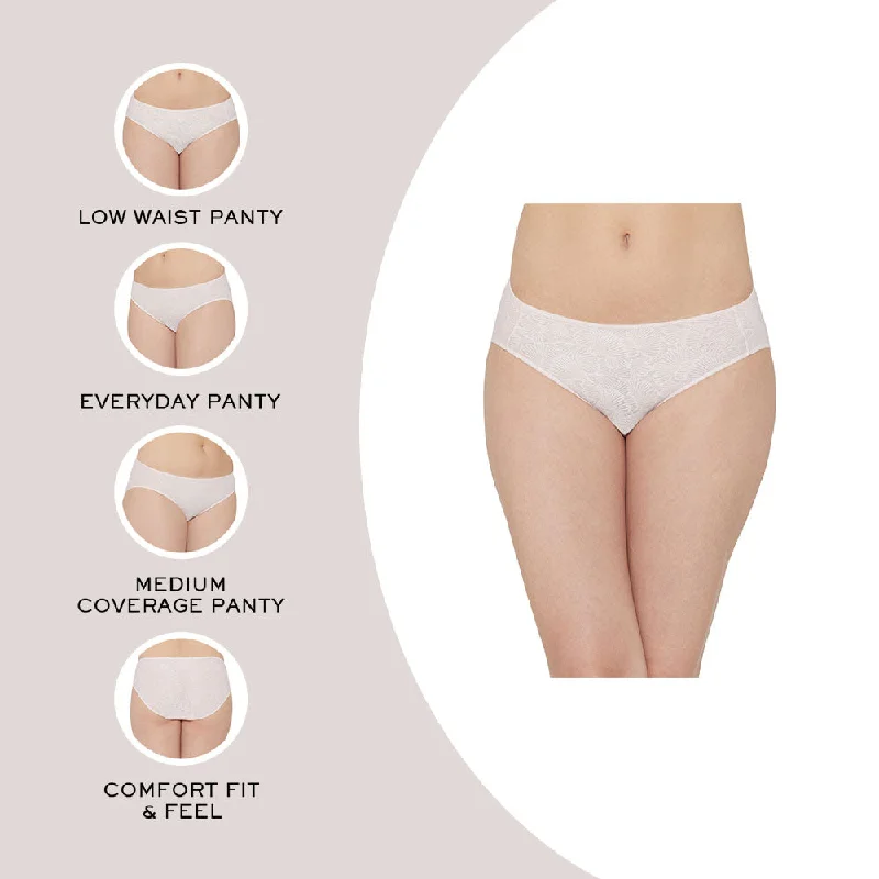 Ecozen Low Waist Medium Coverage Everyday Wear Bikini Panty - Pink