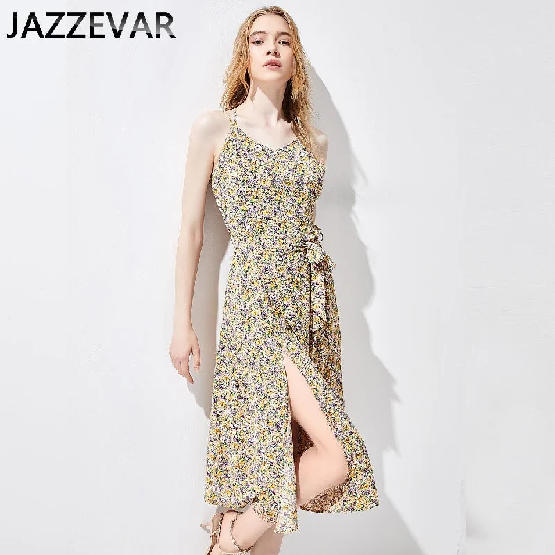 Floral Spaghetti Strap Midi Dress