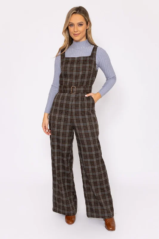 Jumpsuit in Check Print