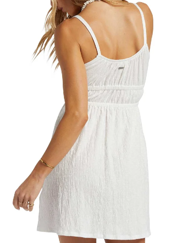 Lynn Knit Mini Dress - Salt Crystal