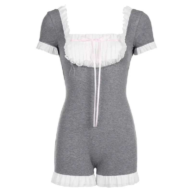 Not Your Babydoll Coquette Romper