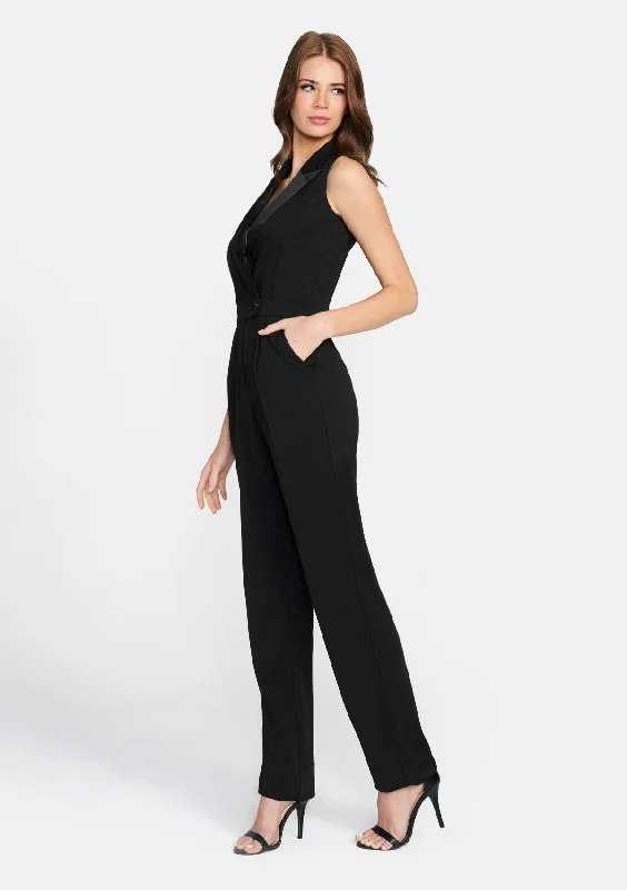 Tall Tracy Tuxedo Jumpsuit