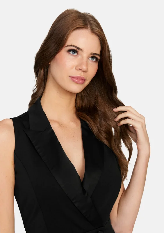 Tall Tracy Tuxedo Jumpsuit