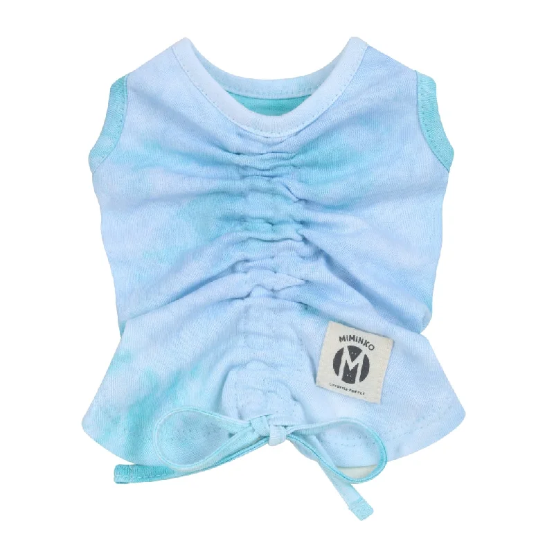 Tie dye Sleeveless Shirt - Mint