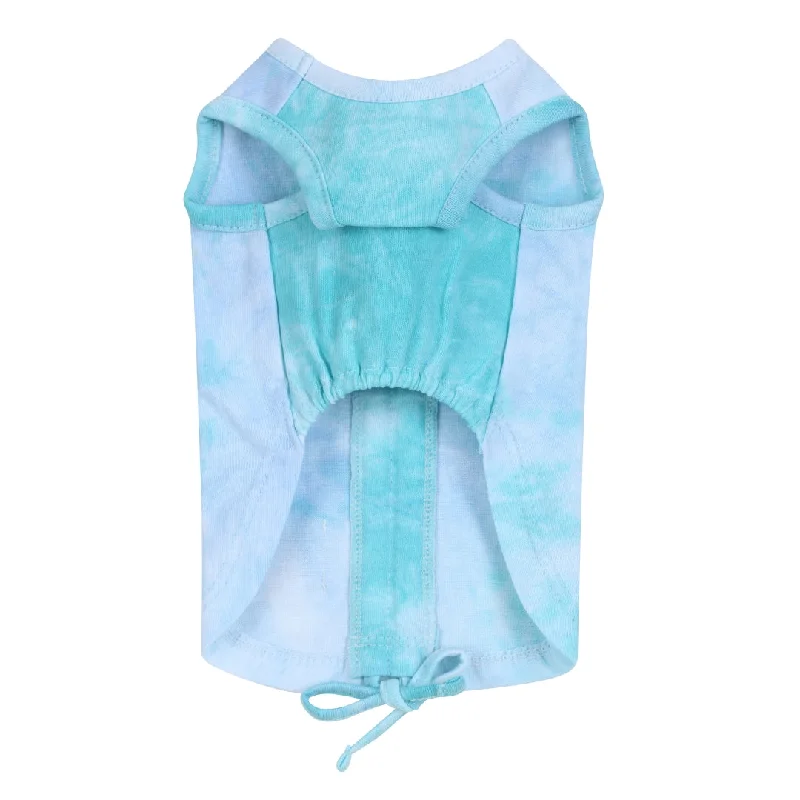 Tie dye Sleeveless Shirt - Mint