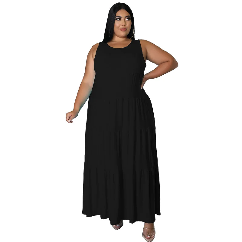 Wholesale 2022 Sundress Casual Big Tall Plus Size Elegant Maxi Dresses Women