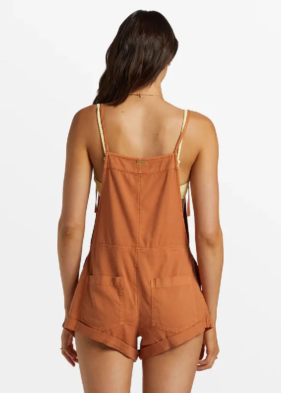 Wild Pursuit Short Overalls - Toffee